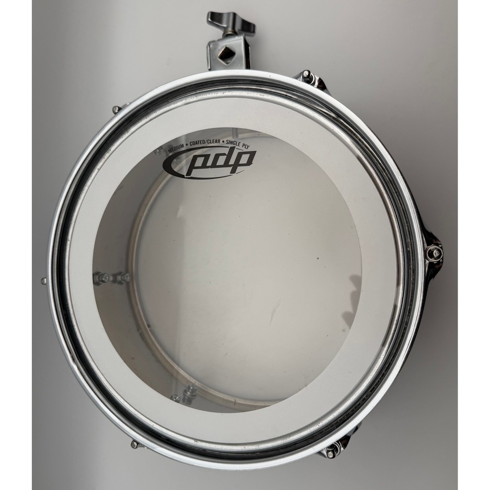 PDP Pacific Drums by DW 8 inch Rack Tom Chrome Steel Shell Single Ply Head G112